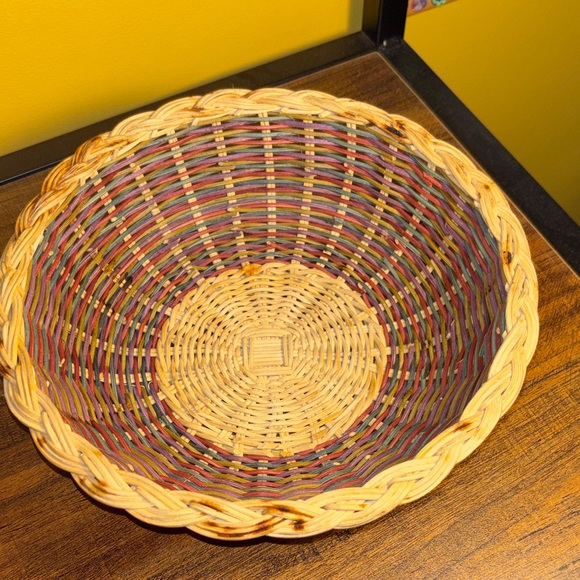 Pyrex Multicolor Woven Basket - Picture 3 of 5